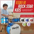 thumbnail image 3 of Batería Mendini de Cecilio Kids de 3 piezas con bajo Tom Snare, 3 of 9