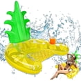 thumbnail image 1 of Inflatable Pool Floats, Inflatable Pool Floating Chair, Floating Hammock with Cup Holders, Summer Water Toys for Swimming Pool Beach Kid Adult, 1 of 5