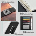 thumbnail image 4 of Leather Notebook with Pen Holder Writing Notepad Includes 100 Pages Lined Journal Majestic Powerful Lion, 4 of 6