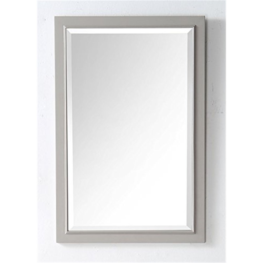 24" WARM GRAY MIRRORColorWarm Grey,MaterialSolid Wood