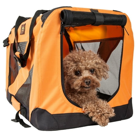 UPC: 0858342050142 | Pet Life 360-Degree Vista-View Soft Folding Collapsible Crate