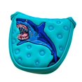 thumbnail image 1 of maskred pour Putter de Golf Couvre-Tête Universel pour Mallet de Golf Demi-Rond - Requin Bleu Mer, 1 of 6