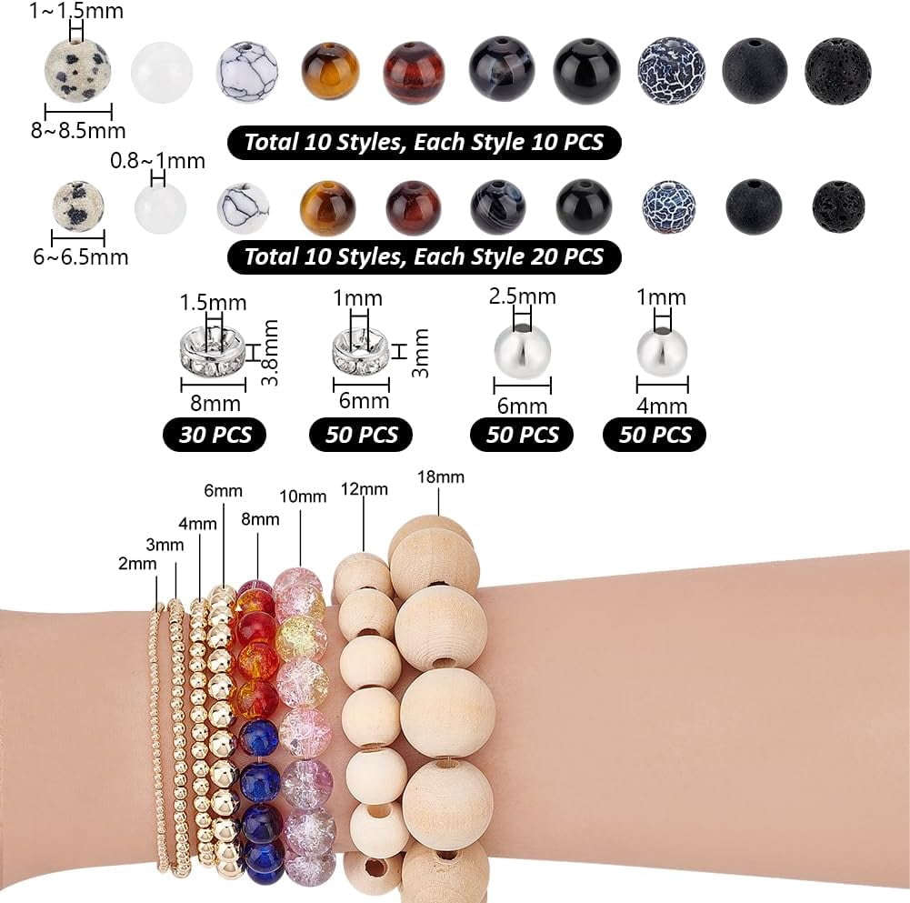 1set Bead Kits including Beads and Brass Beads