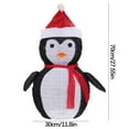 thumbnail image 3 of Lighted Penguin Outdoor Christmas Decorations - 28 Inch Light Up Penguin with Led Lights,Penguin with Top Hat Holiday Ornaments Yard Decor for Home, Lawn and Front Yard, 3 of 5