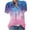 Multicolor, variant on Lolmot Women's V Neck Button Down Tops Summer Casual with Front Pocket Short Sleeve Shirts Pull on Blouse T Shirt Tunic Tops