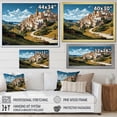 thumbnail image 5 of Designart "Hidden Gem Italian Coastline" Extra Large Landscapes Framed Wall Art - Global Green Landscape Italy Living Room Framed Canvas Art, 5 of 7
