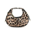thumbnail image 2 of Deago Women's Leopard Print Handbag Cheetah Top Handle Clutch Purses Mini Zip Tote Hobo Bag (Khaki), 2 of 9