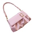 thumbnail image 1 of Bolso de mano de PU resistente al agua y a los arañazos para cumpleaños Bolso de hombro plisado de moda para mujer, 1 of 8
