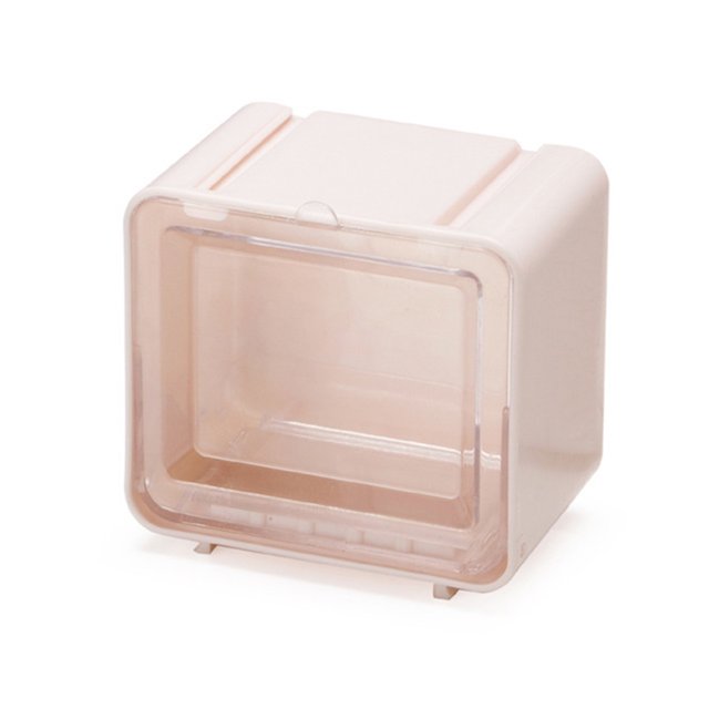 Koszal Tape Storage Boxes Durable Convenient Plastic Transparent Lid Visible Washi Tape Storage Box for Office