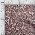 thumbnail image 2 of oneOone Cotton Silk Dark Magenta Fabric Abstract Marble Sewing Material Print Fabric By The Yard 42 Inch Wide, 2 of 6