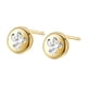 thumbnail image 5 of Pendientes navideños para mujer, pendientes navideños con forma de botón, joyería estética, decoración única para fiestas en clubes, decoración del , Angulo dorado, 5 of 8
