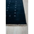 thumbnail image 2 of EORC Navy Handmade Wool Transitional Lori Baft Rug, 8' x 10', 2 of 6