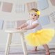 thumbnail image 5 of Disfraz de bebé amarillo para fotografía, falda de malla, falda tutú infantil, ropa para recién nacidos, vestido de tul con lazo, ropa de bebé con diadema floral, accesorio fotográfico para bebé, 5 of 7