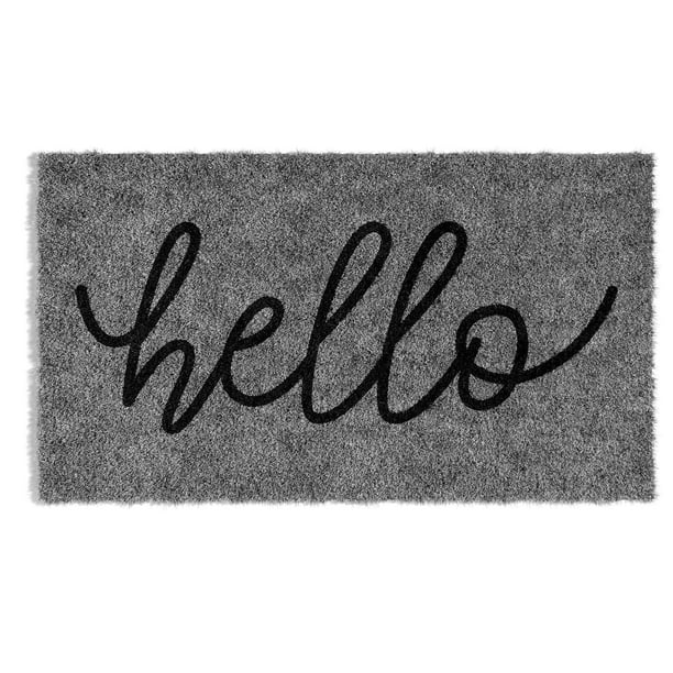 Barnyard Designs 'Hello' Doormat Mat, Outdoor Mat, Large Front