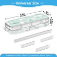 thumbnail image 3 of Plastic Pencil Box Large Capacity Pencil Boxes Clear Boxes with Snap-Tight Lid Stylish Office Supplies Storage Organizer Box Cute Cartoon Llama Pattern, 3 of 7