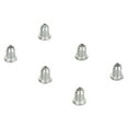 thumbnail image 1 of 925 Silver Earring Backs - Secure Locking Replacement Studs Backs For Women Girls - 3 Pairs, 1 of 8