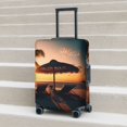 thumbnail image 5 of Hawaiian Sunset Beach Luggage Cover Anti Scratch, Elastic Suitcase Protector Suitcase Covers for Luggage Fits 18-32 Inch Luggage, 5 of 5