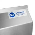 thumbnail image 6 of GRIDMANN Stainless Steel Utility Sink with 24" x 24" Bowl, NSF Commercial Kitchen Prep Sink, 6 of 7