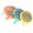 red, blue, cyan, yellow, variant on 4PCS Cushions,3.9 in Fart Pad,Shirred Cushion Self-Inflating Joke Items,Fart Bag Pad Party Supplies,Color Random