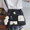 thumbnail image 4 of CAIXIA Crossbody Bags For WomenLarge Capacity Canvas Crossbody Backpack Messenger Bag, Versatile College Student Shoulder Tote Purse, 4 of 5