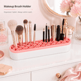 thumbnail image 6 of ABPETE Silicone Makeup Brush Holder Multipurpose Make up Brush Stand Holder Painting Pen Holder Sewing Craft Tool Holder Storage Box for Stash and Store (Pink), 6 of 7