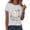White, variant on Leey-World Halloween Shirts for Women Shirt for Women Fashion Print T Shirt Short Sleeve Women Short Sleeve Round Neck Tee T Shirt Printing Loose Top(AG,3XL)
