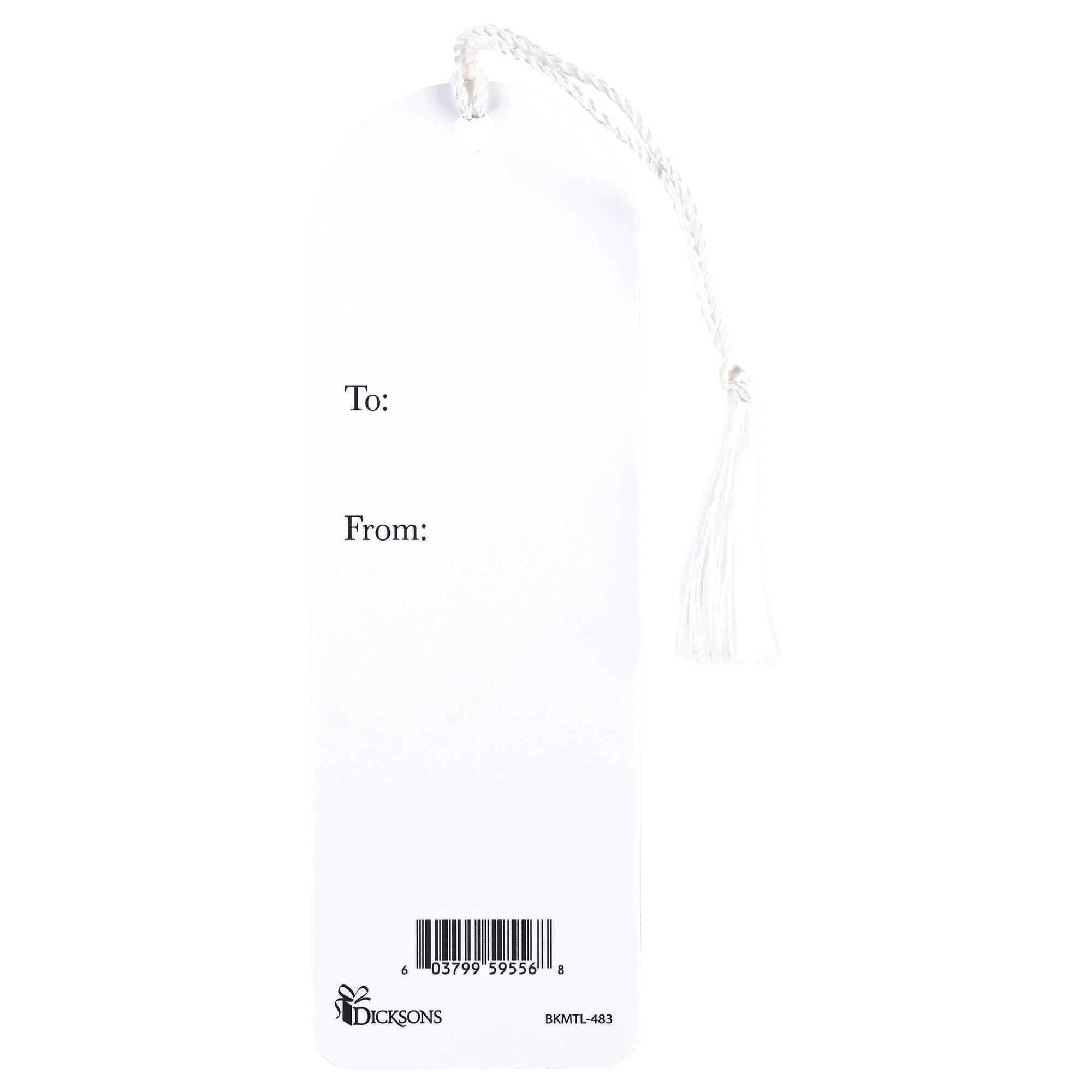 Dicksons BKMTL-483 Serve Others Green and White 2 x 6 Inch Paper and Tassel Place Keeper Bookmark Pack of 12
