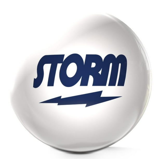 Storm Clear Storm Bowling Ball- White with Navy Logos 13lbs - Walmart