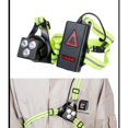 thumbnail image 1 of Walking Dog Jogging Running Light at Night, USB Rechargeable Running Light Chest Light Outdoor Mountaineering Sports Night Running Light Running Warning Light,High Visibility Reflective Outdoor Gear, 1 of 5