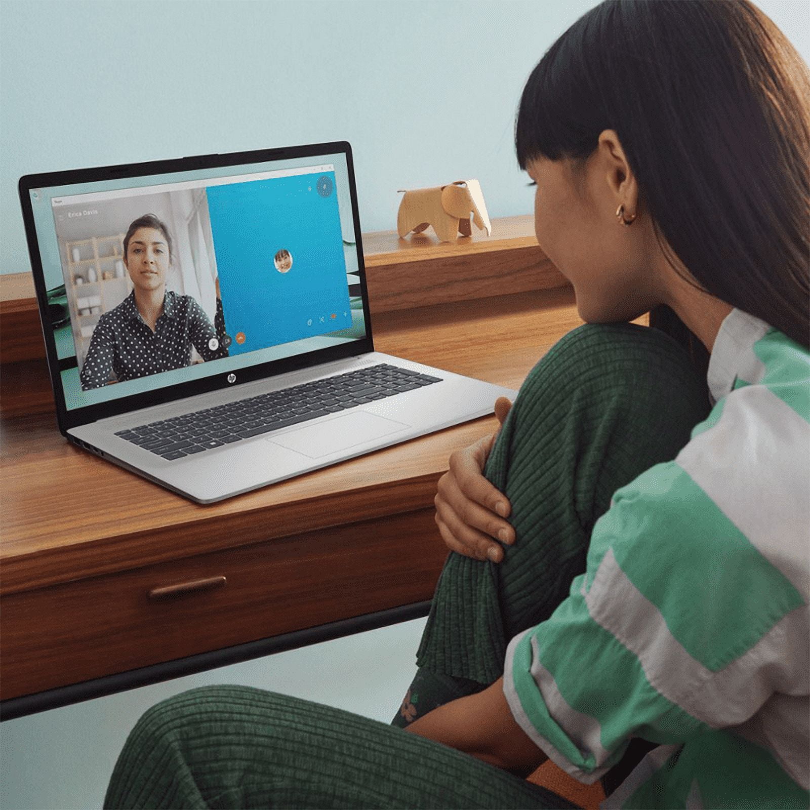 HP Newest Business Laptop, 17.3" FHD, Intel Core i3-1125G4, 32GB RAM, 2TB SSD, HDMI, Webcam, Wi-Fi 6, Windows 11 Home, Mouse Pad, Silver