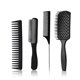 thumbnail image 1 of Peines Para El Cabello Cepillo Desenredante Profesional Peine De Masaje Para Uso En Seco Y Húmedo Para Hogares Y Salones 4 Piezas Vogacara CE008466-01, 1 of 6