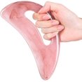 thumbnail image 2 of Herramienta de masaje Scienlodic Gua Sha con mango (resina) Herramienta de raspado Guasha más grande para masaje de espalda, cuello, cara, piernas, drenaje linfático, eliminación de celulitis, 2 of 5