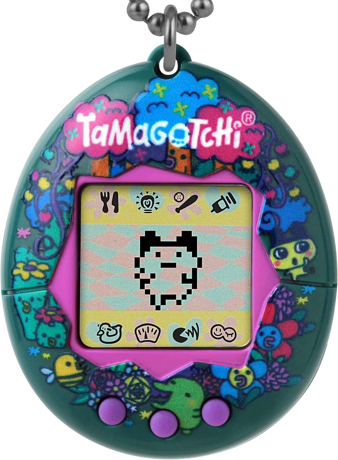 Tamagotchi Pix, Ocean Blue Interactive Virtual Pet, Camera