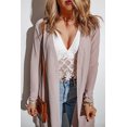 thumbnail image 4 of ABPHQTO Suéter de punto con cuello en V y estampado de corazones rojos para mujer, 4 of 5