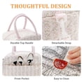 thumbnail image 6 of MEXS Lunch Bag for Women Reusable Lunch Box Quilted Puffer Large Capacity Insulated Cooler Tote Bags Work Travel Picnic, 6 of 7