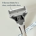 Harry's Shaving Razor for Men with 2 Razor Blade Refill Cartridges, Chrome Edition (Pack of2)