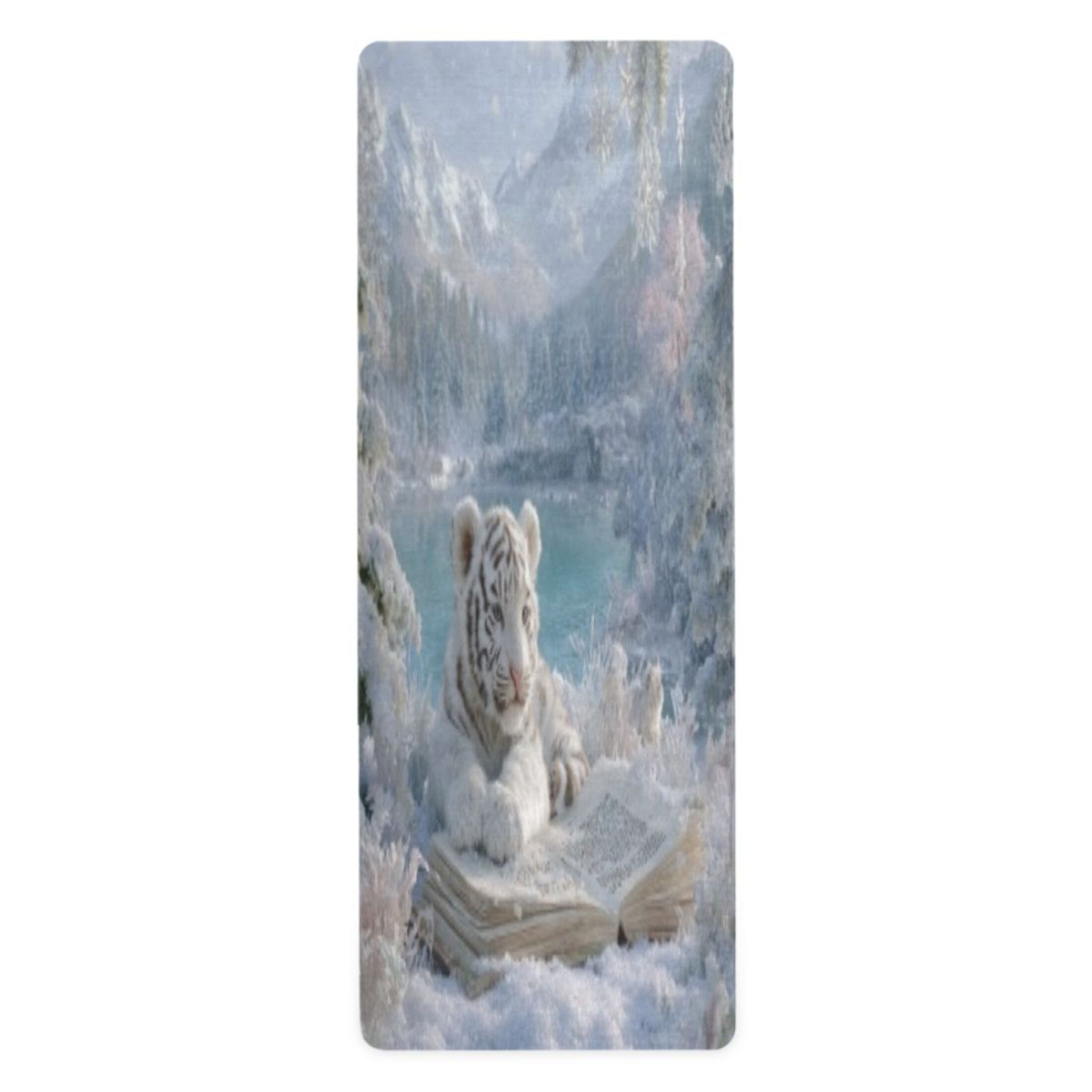 BZSMCE Yoga Mat Women Fitness Mat Cozy Book Cub Pattern