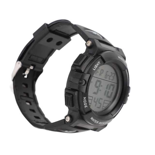 Reloj Digital Para Hombre, Reloj Deportivo Al Aire Libre, 50 M, Resistente Al Agua, Espejo Acrílico, Banda De PU, Pantalla De Calendario Para Ejercicio Físico