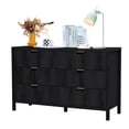 thumbnail image 5 of YOCWO Fluted 6 Drawer Dressers for Bedroom, 48" Wide Modern Chest of Drawer, Black, 5 of 8