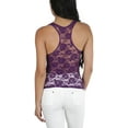thumbnail image 3 of ToBeInStyle Womens Seamless Lace Racerback Tank Tops, 3 of 4