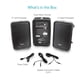 thumbnail image 3 of Kit amplificador de altavoces PA Pyle de 600 W y 8 canales con subwoofer, 3 of 7