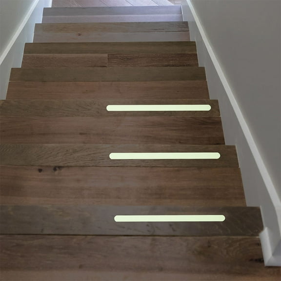 Niceauty 24Pcs Transparent Self-Adhesive Safety Tape for Bathtub Anti-Slip PEVA p