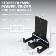 thumbnail image 3 of Synergee Support de Barre 1, 2 Ou 5 pour Barres. Support Vertical Suspendu pour Barres. Tient Bars, Curl Bars, Hex Bars, Tricep Bars. Excellent Rangement Compact et Vertical. Organisation pour Maison, Commercial, Garage Gyms., 3 of 6