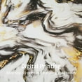 thumbnail image 2 of Grey Gold Marble Shower Curtain Set, Abstract, Modern, Luxury Standard for Bathroom Decor, Bathtub, Waterproof, Washable Fabric, 2 of 6