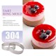 thumbnail image 2 of Anillos Circulares para Tartas de 20 Piezas con Agujeros, Tarta de Frutas, Quiches, Mousse, Cocina, Molde para Hornear, Anillo Perforado para Mousse, 8Cm, 2 of 5