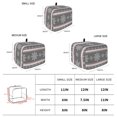 thumbnail image 6 of Toaster Cover 4 Slice, Dustproof Bakeware Oven Protector with Top Hook, Waterproof Small Kitchen Appliance Toasters Dust Cover, 12"x11"x8", 6 of 9