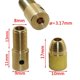 thumbnail image 2 of 7pcs 0.5-3.0mm Mini Drill Collet Set Micro Twist Chuck Adaptador con llave hexagonal, 2 of 4