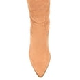 thumbnail image 4 of Journee Womens Paras Wide Calf Stacked Heel Over The Knee Boots, 4 of 9