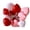 Red3 3m, variant on Valentine's Day Decor Lights,Acrylic Heart LED String Lights,LED Valentine Day Garland Heart String Lights,for Indoor Outdoor, Window, Mantle, Bedroom, Home Party Decorations(Red1 1.5m)
