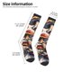 thumbnail image 2 of Fotbe Cute Forest Mushrooms Calcetas Divertidas Estampadas para Hombre y Mujer, Calcetas de Algodón hasta la Rodilla para Caminar, Correr, Enfermería y Embarazo, 2 of 6